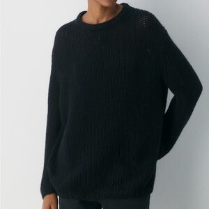 Aritzia Black Knit Sweater